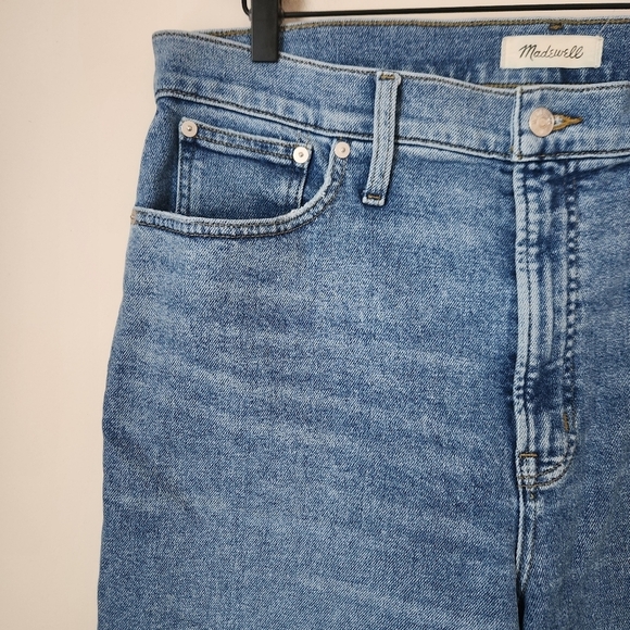 Madewell | The Perfect Vintage Straight Crop High Rise Jeans - Size 32 - Picture 4 of 12